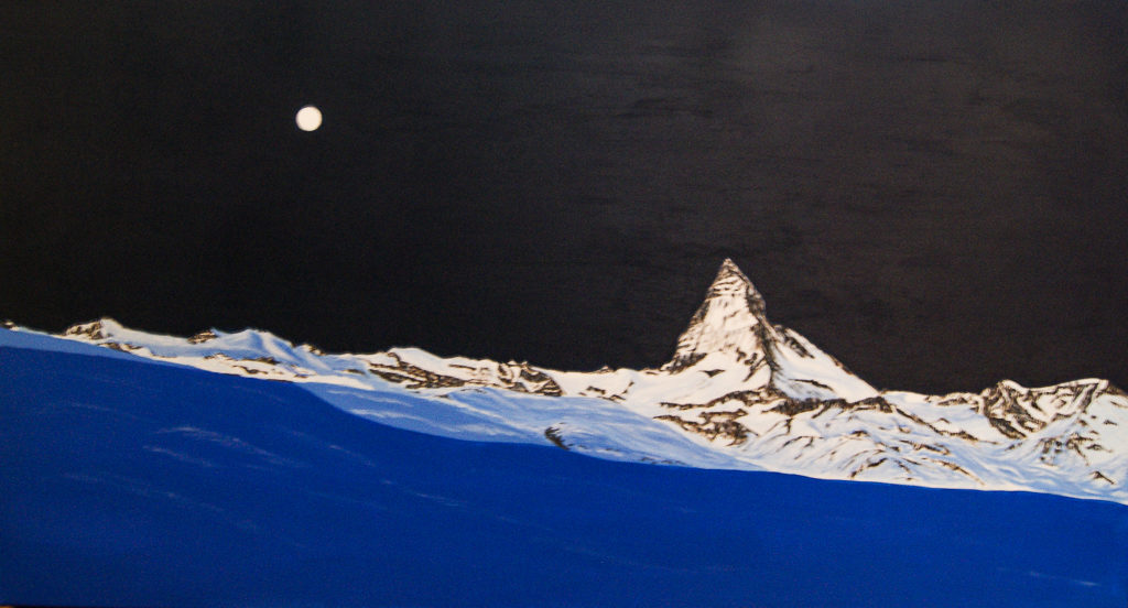 Vollmondnacht am Matterhorn