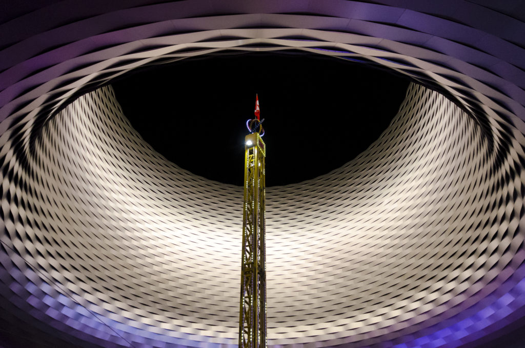 Messegeb&auml;ude Basel w&auml;hrend der Herbstmesse.