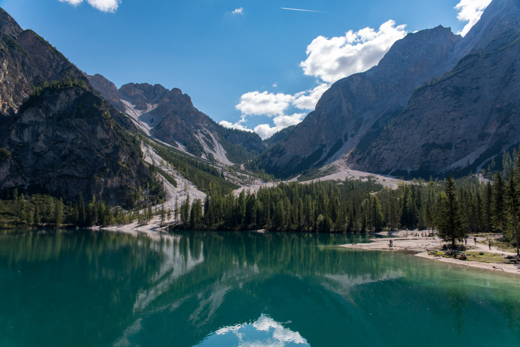 nachmitt&auml;gliche Idylle am Pragser Wildsee