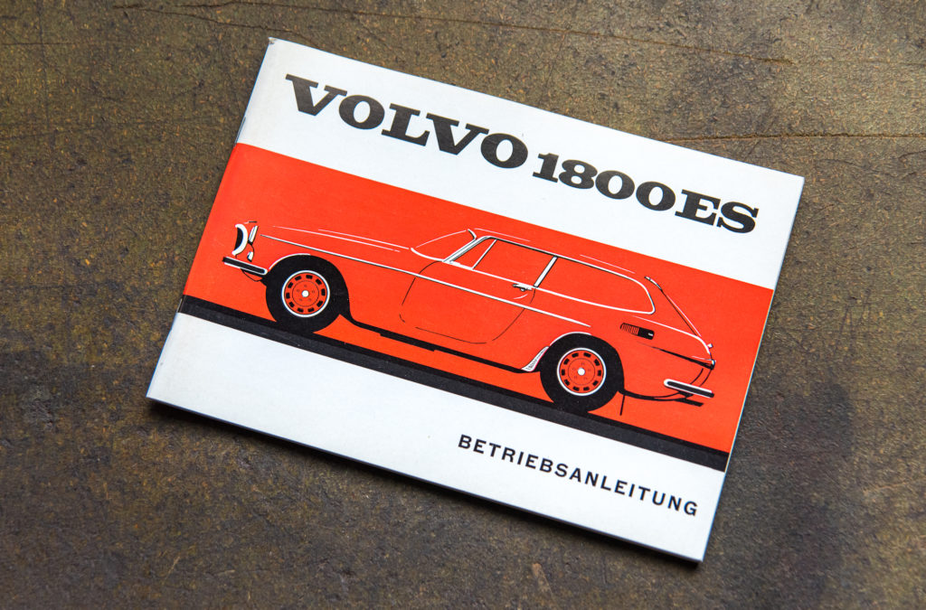 Volvo P1800 ES - Betriebsanleitung