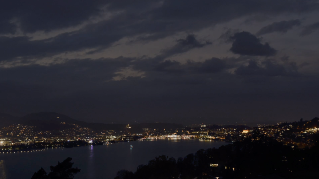 Sonnenuntergang in der Luzerner Seebucht Timelapse Video vom Sonnenuntergang in der Luzerner Seebucht