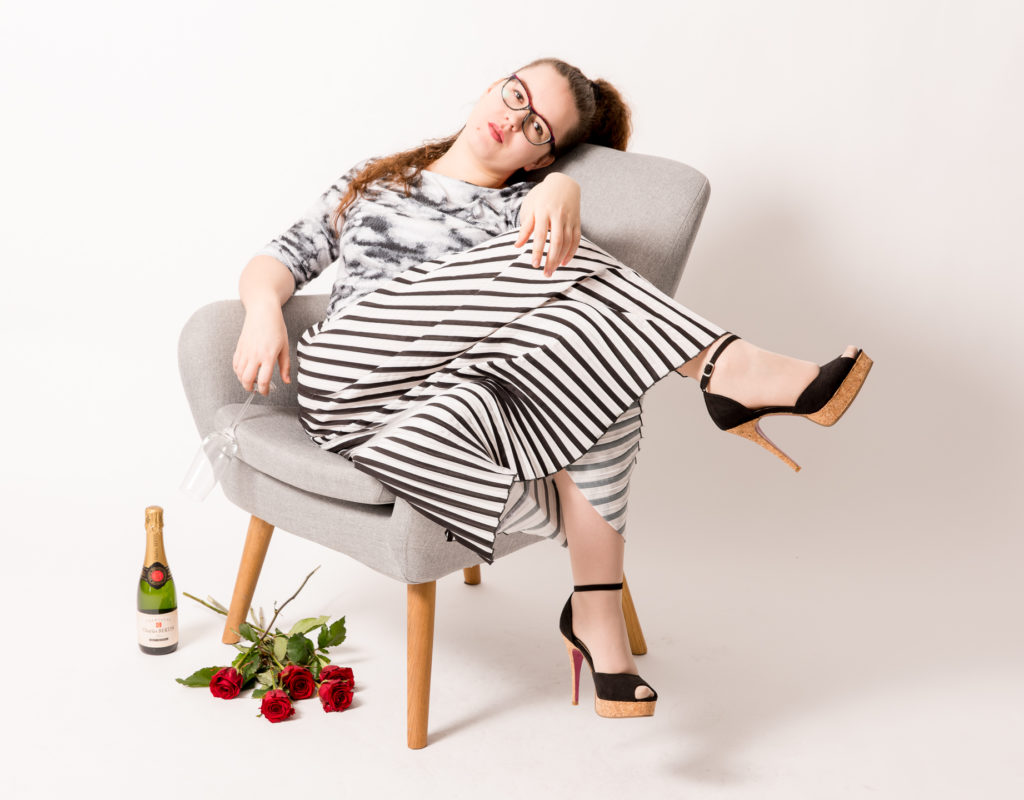 Studio Fotografie, Portrait, High Key, Modefotografie, weibliches Modell