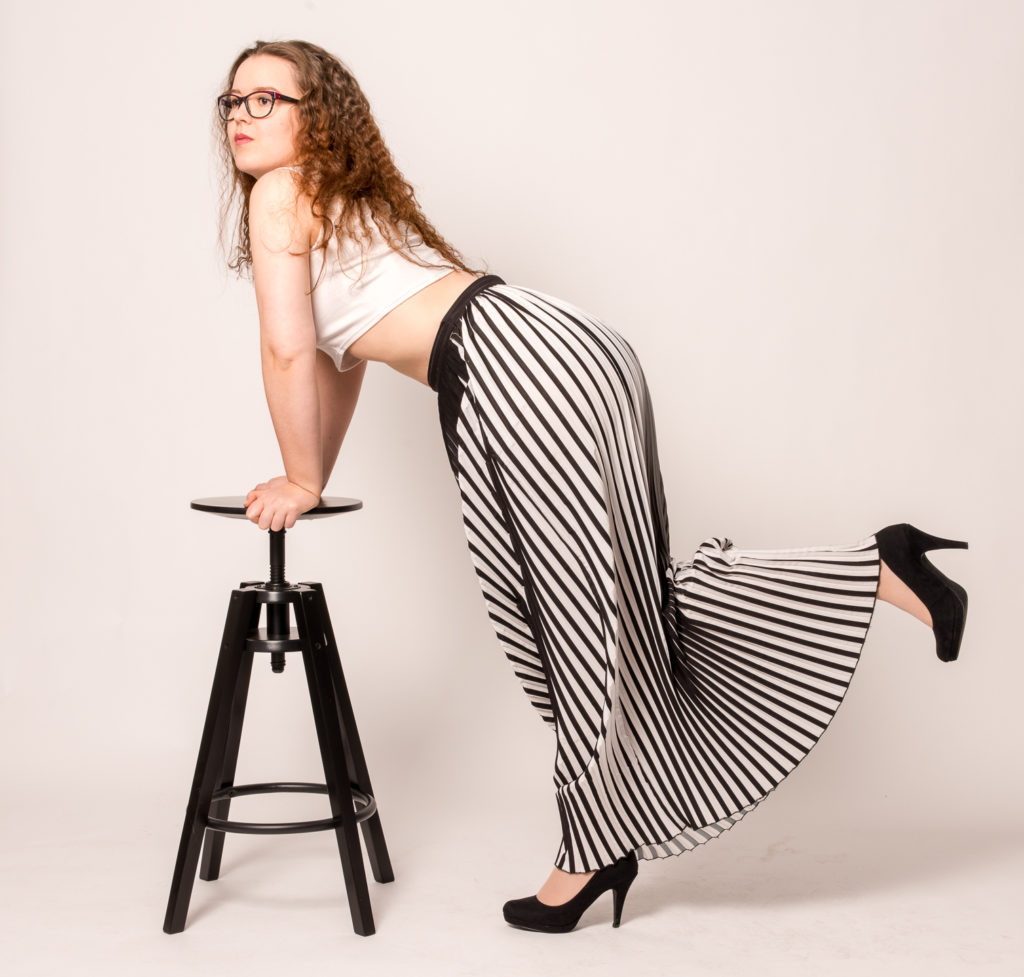 Studio Fotografie, Portrait, High Key, Modefotografie, weibliches Modell