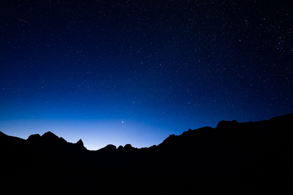Morgenhimmel mit Jupiter